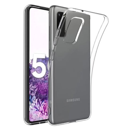 SM Galaxy S20/ S2 Lite 2.0mm Şeffaf Silikon kılıf Shockproof kılıf -> 