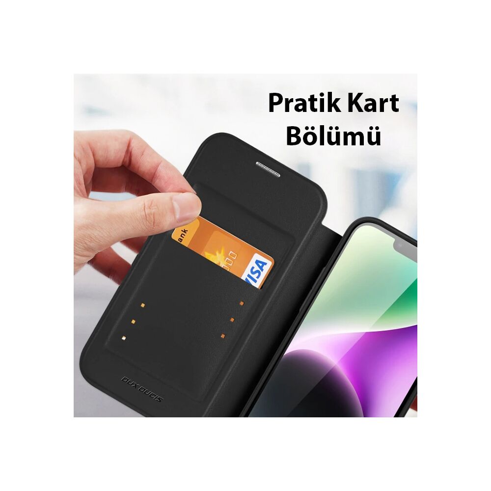 Dux Ducis iPhone 14 6.1 Kılıf Skin X Pro Series MagSafe Kapaklı Kılıf 