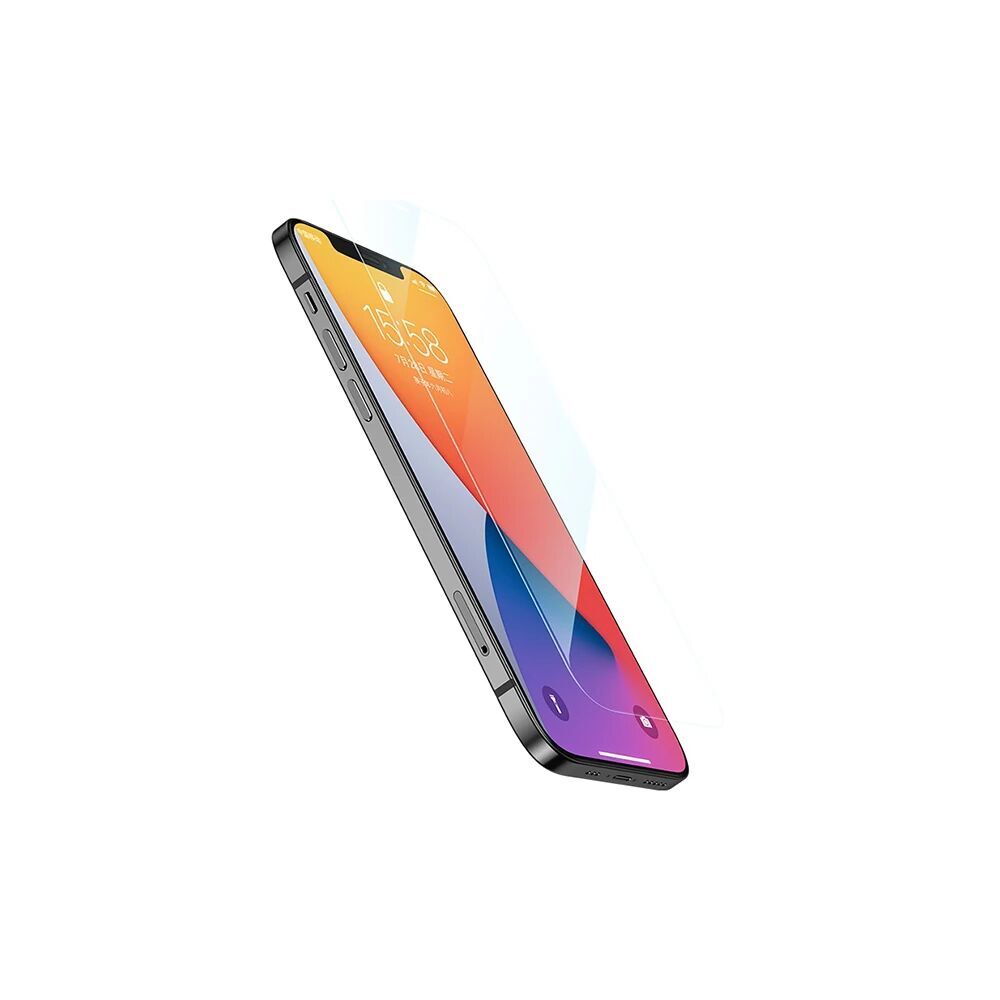 ALLY iPhone 12-İPhone 12 Pro 6.1 Tempered Cam Ekran Koruyucu