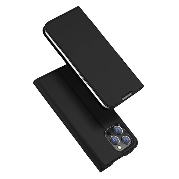 Dux Ducis iPhone 14 Pro 6.1 Kılıf Skin Pro Series Flip Cover Kapaklı K