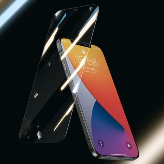 ALLY iPhone 12-İPhone 12 Pro 6.1 Tempered Cam Ekran Koruyucu