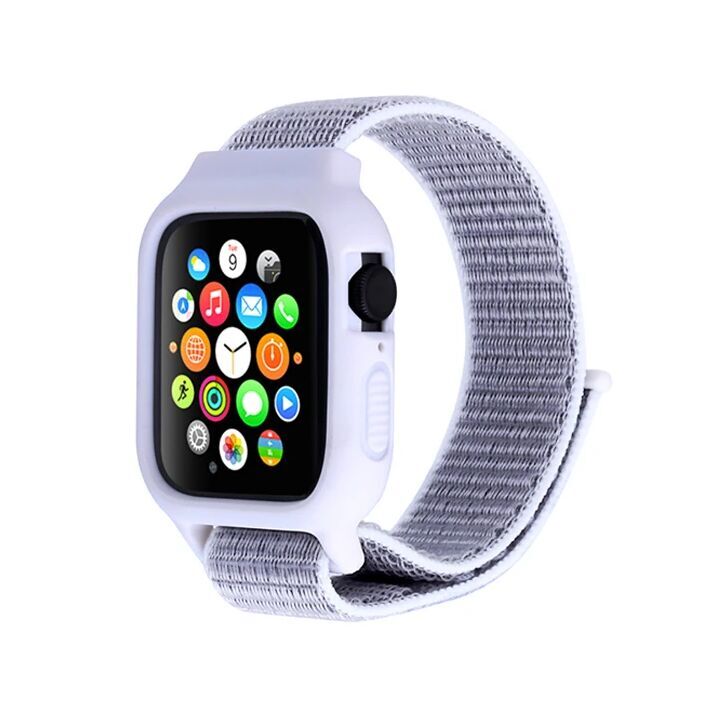 Ally Apple Watch 6-SE-5-4 44mm / 3-2-1 42mm Kayış Kordon Kılıf Silikon
