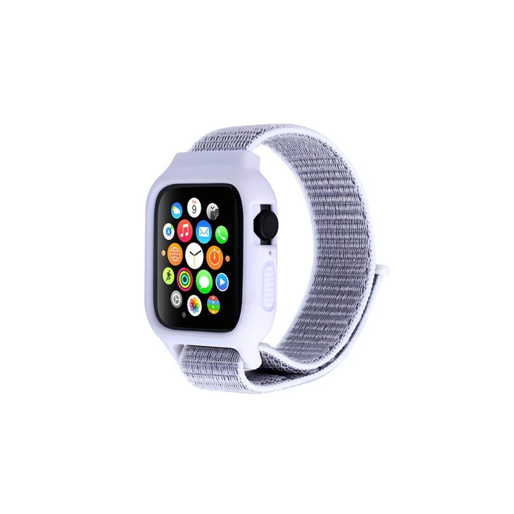 Ally Apple Watch 6-SE-5-4 44mm / 3-2-1 42mm Kayış Kordon Kılıf Silikon