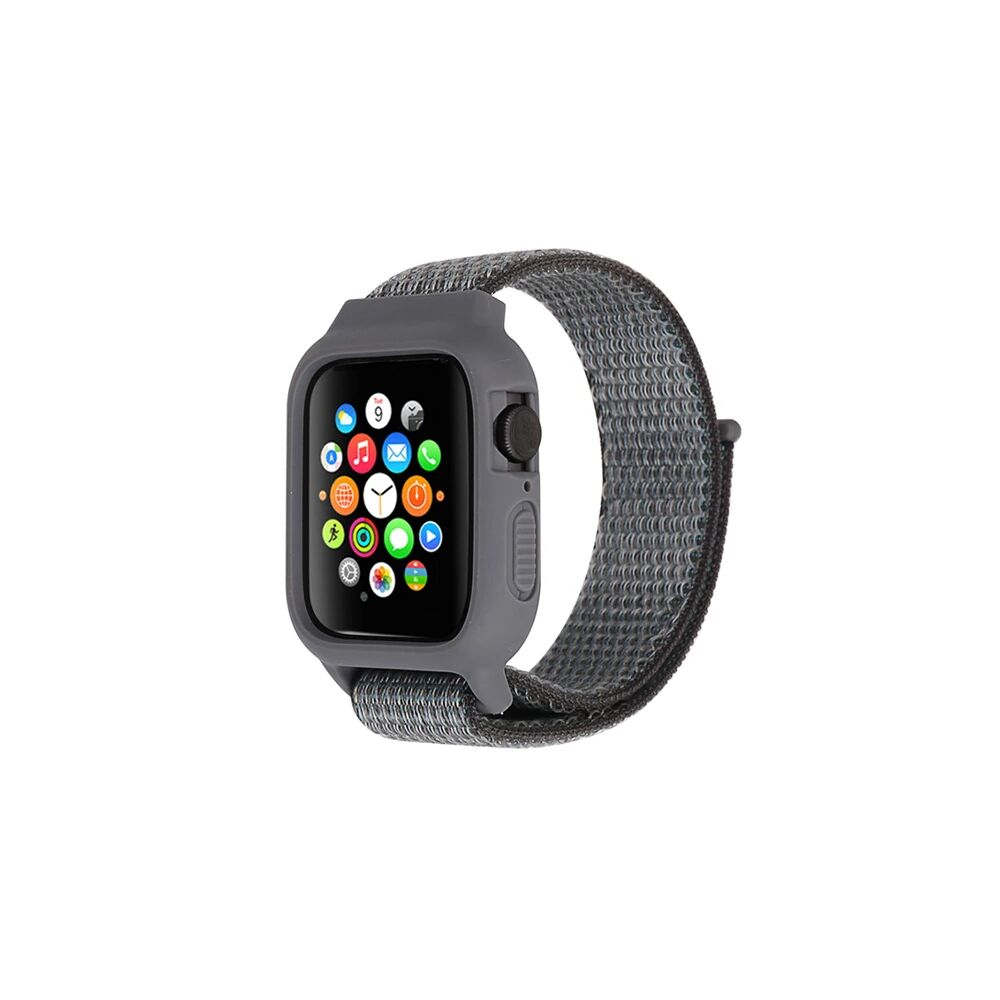 Ally Apple Watch 6-SE-5-4 44mm / 3-2-1 42mm Kayış Kordon Kılıf Silikon