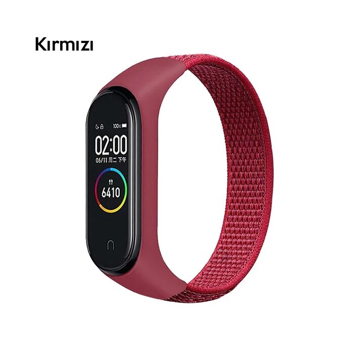 Xiaomi Mi Band 5-4-3 Nylon Kayış Kordon