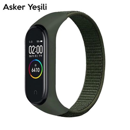 Xiaomi Mi Band 5-4-3 Nylon Kayış Kordon