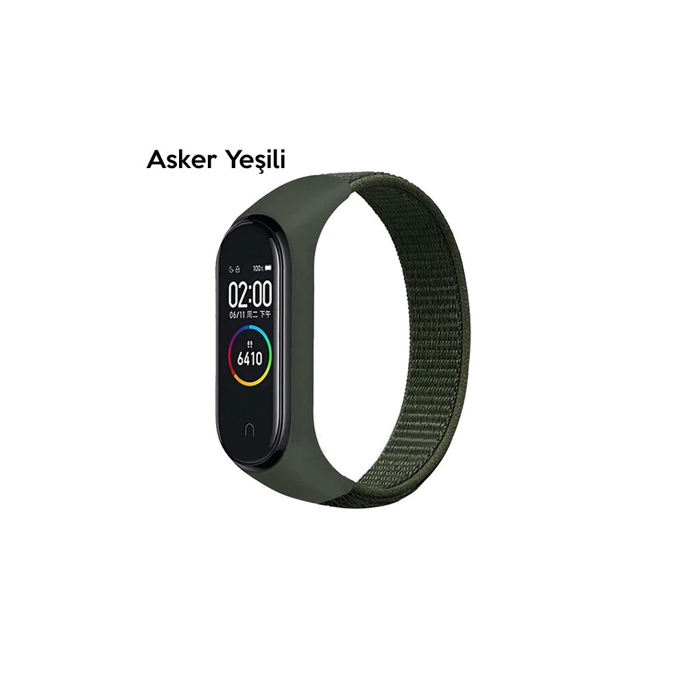 Xiaomi Mi Band 5-4-3 Nylon Kayış Kordon