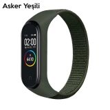 Xiaomi Mi Band 5-4-3 Nylon Kayış Kordon