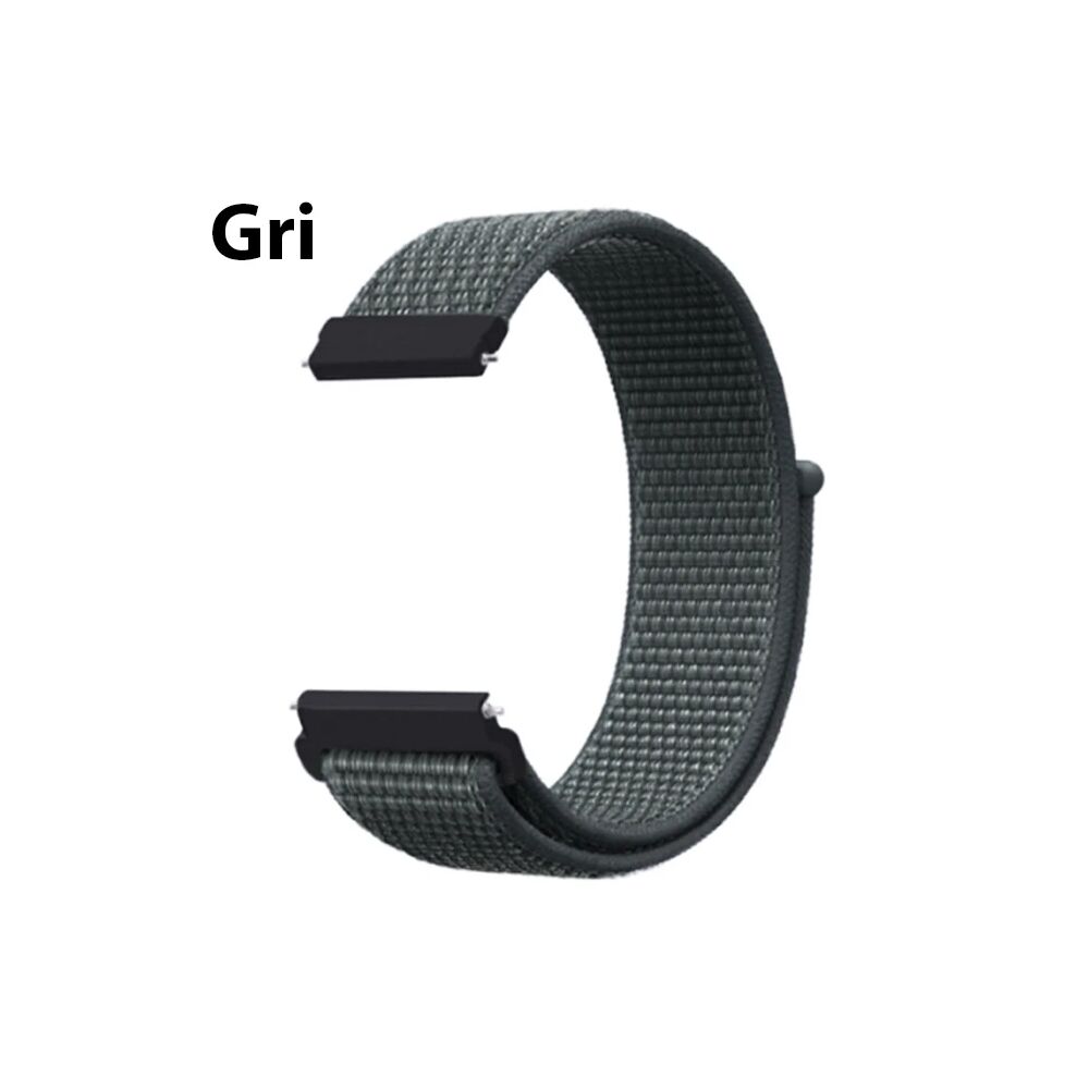 22MM Gear S3 Watch 4 -Gt2 GT2E 46MM Kayış Kordon Lylon Loop
