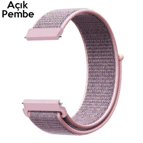 22MM Gear S3 Watch 4 -Gt2 GT2E 46MM Kayış Kordon Lylon Loop