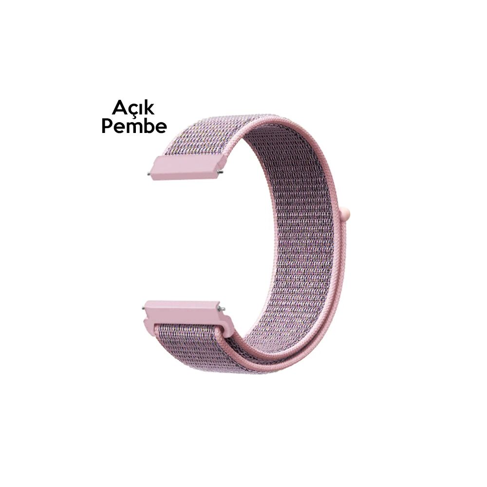 22MM Gear S3 Watch 4 -Gt2 GT2E 46MM Kayış Kordon Lylon Loop