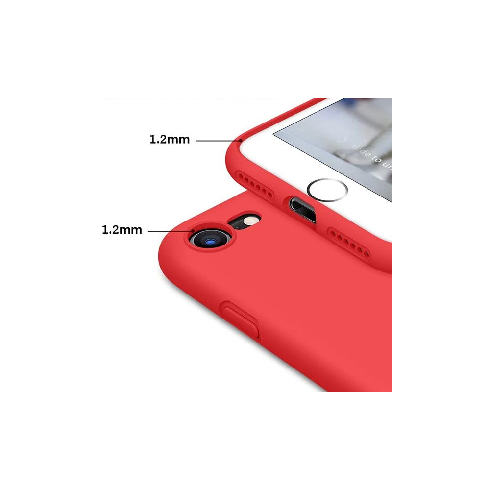 ALLY İPhone SE2 İPhone 8-7 Lansman Kılıf İçi Kadife Soft Silikon Kılıf