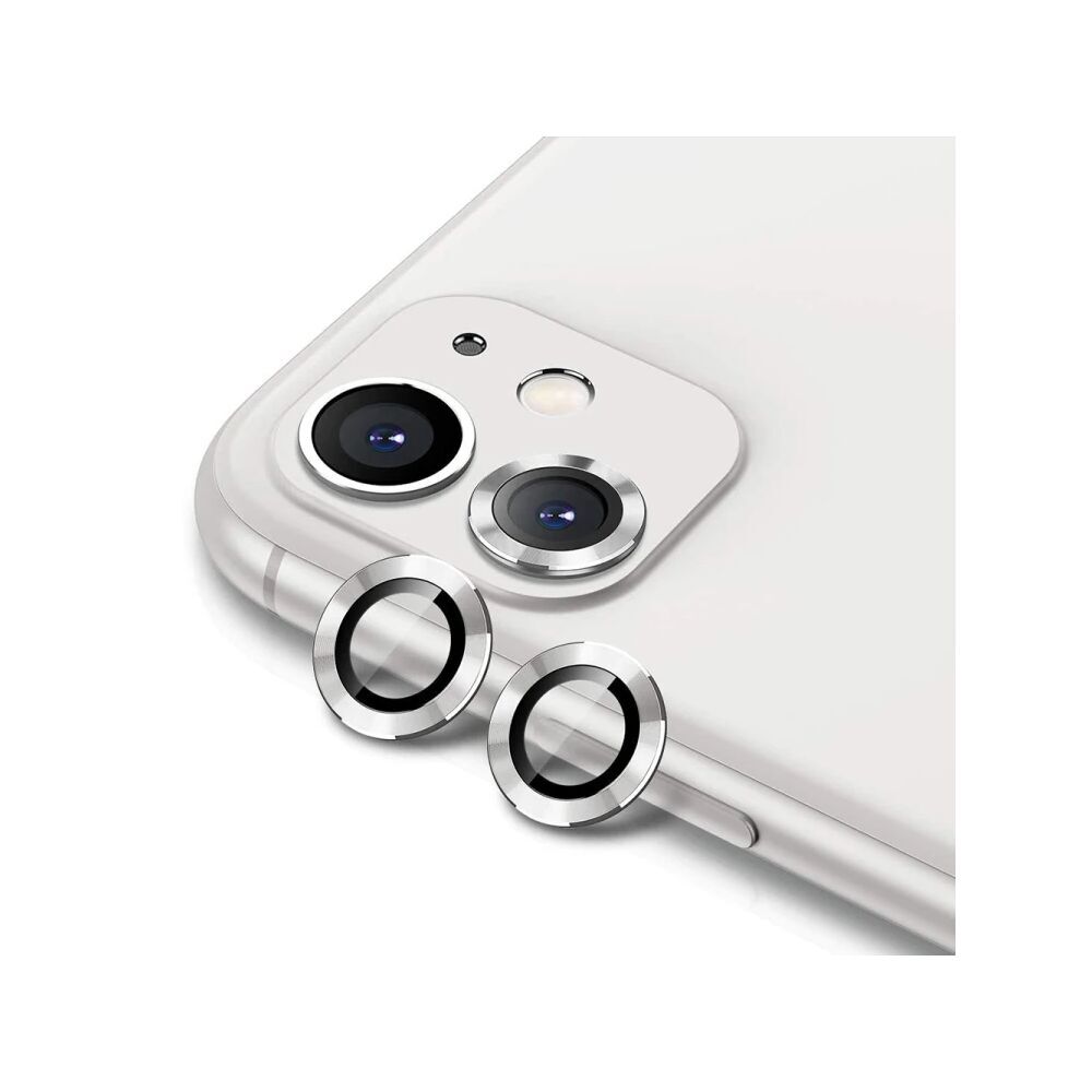 ALLY İPhone 11 6.1 3D Metal Çerçeveli Kamera Lens Koruyucu