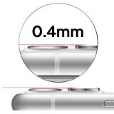 ALLY İPhone 11 6.1 3D Metal Çerçeveli Kamera Lens Koruyucu