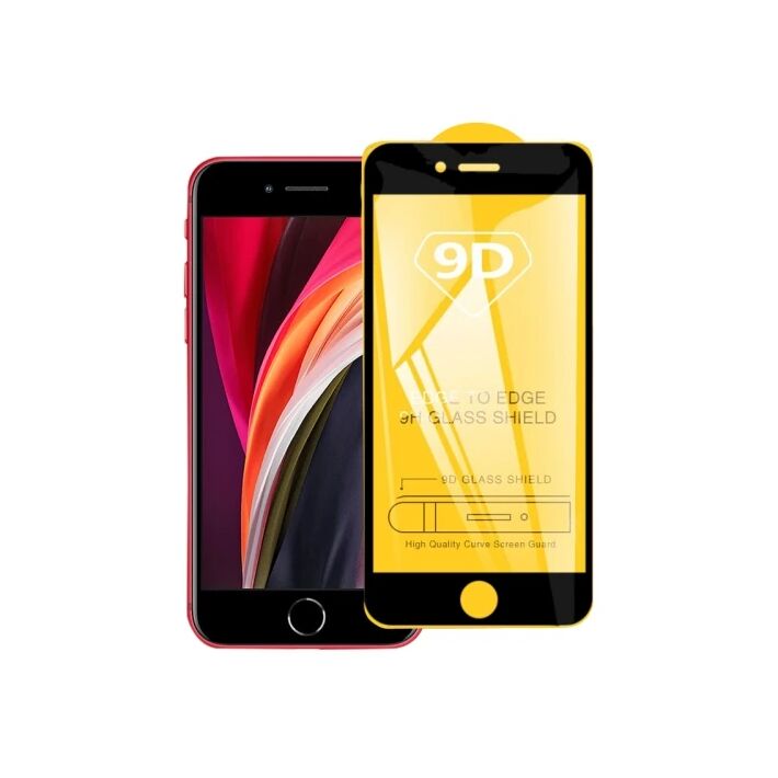 iPhone SE3-SE2 İPhone 8-7 9D Full Glue Tempered Cam Ekran Koruyucu