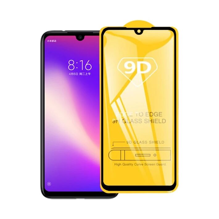 Xiaomi Redmi Note 7 9D Full Glue Tempered Cam Ekran Koruyucu