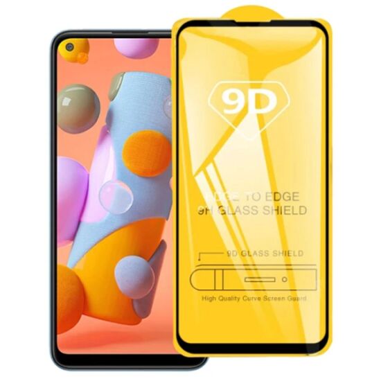 SM Galaxy A11 9D Full Glue Tempered Cam Ekran Koruyucu