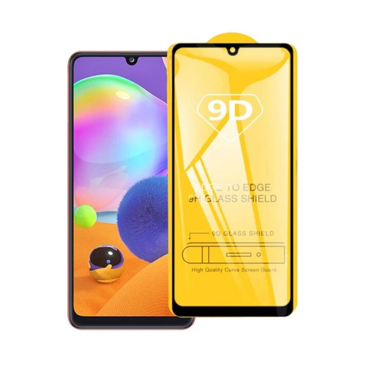 ALLY SM Galaxy A31 9D Full Glue Tempered Cam Ekran Koruyucu
