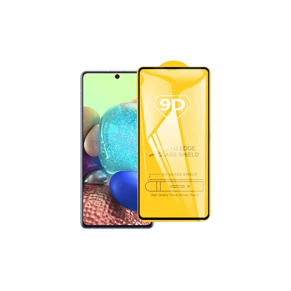 ALLY SM Galaxy A71 9D Full Glue Tempered Cam Ekran Koruyucu