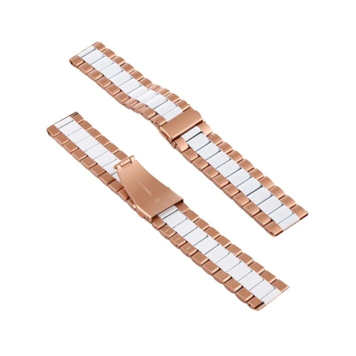 22MM Gear S3 Watch 4 -GT2 GT2E 46MM KayışKordon Seramik Paslanmaz Çeli