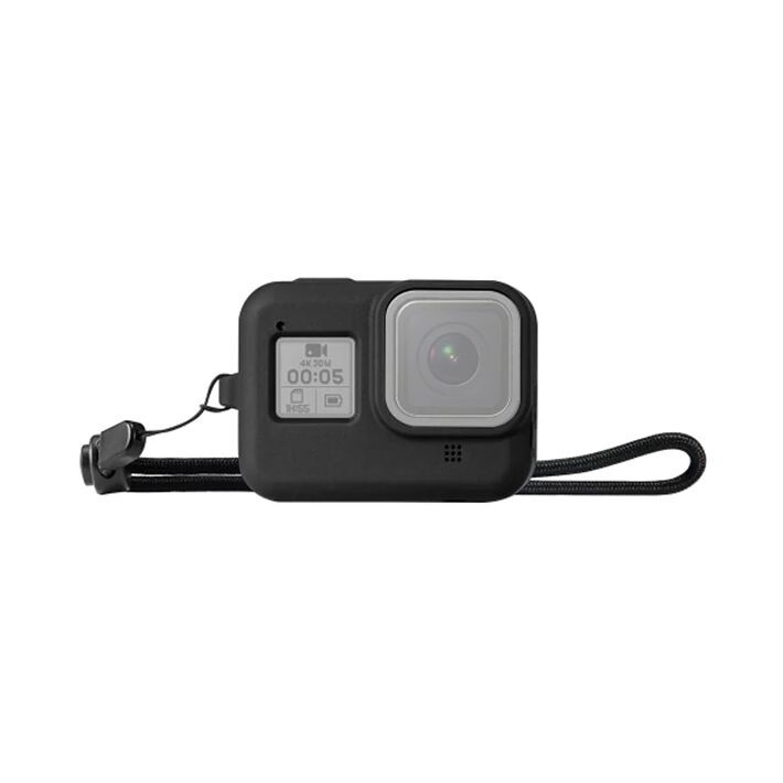 PULUZ PU428B GoPro HERO8 İçin Silikon Koruma Kılıfı+Wrist Strap