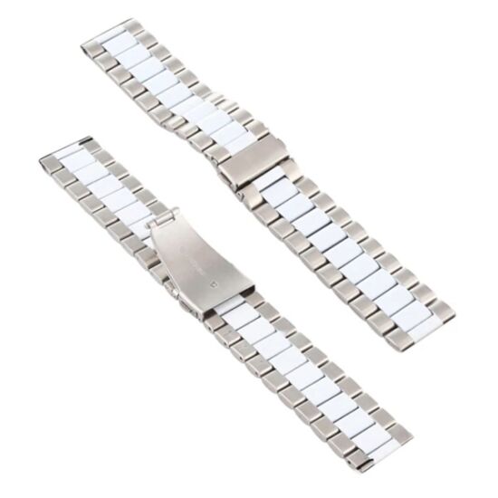 22MM Gear S3 Watch 4 -GT2 GT2E 46MM KayışKordon Seramik Paslanmaz Çeli