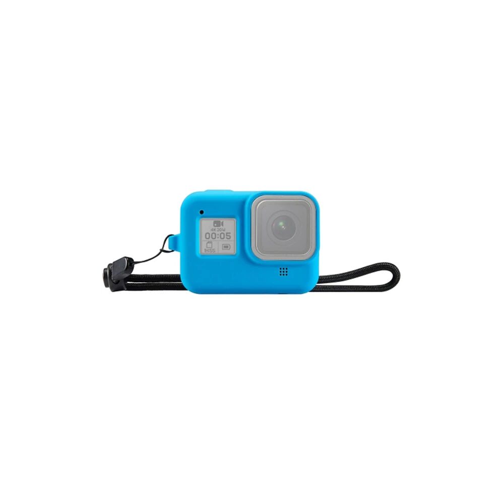 PULUZ PU428B GoPro HERO8 İçin Silikon Koruma Kılıfı+Wrist Strap