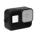 PULUZ PU428B GoPro HERO8 İçin Silikon Koruma Kılıfı+Wrist Strap