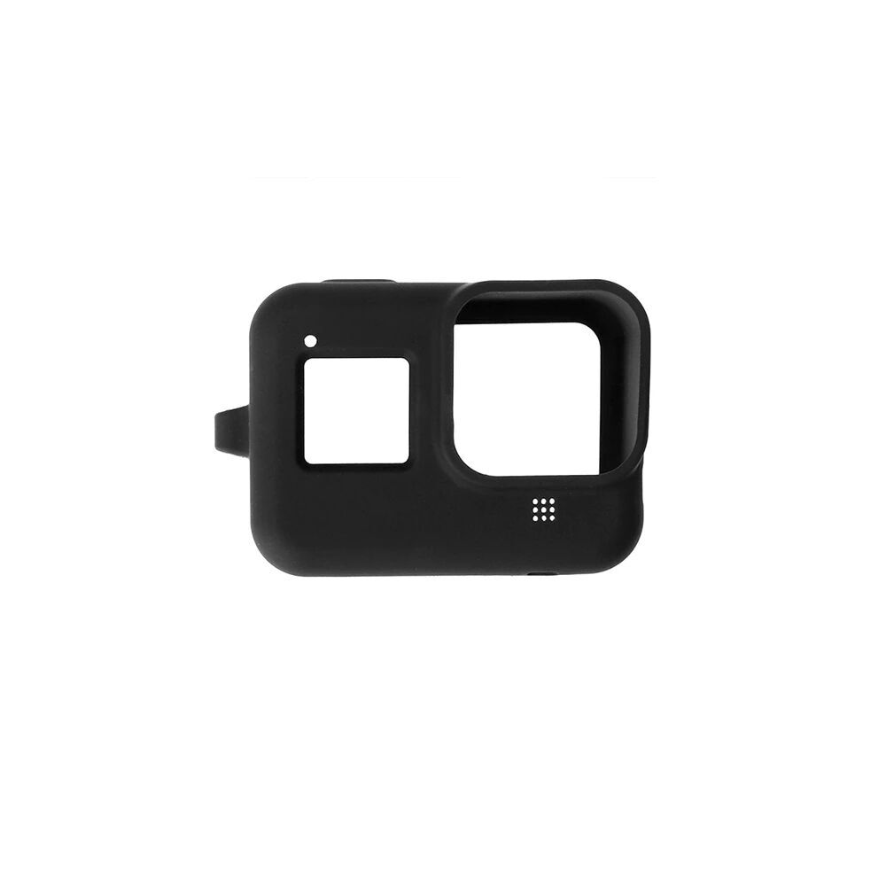 PULUZ PU428B GoPro HERO8 İçin Silikon Koruma Kılıfı+Wrist Strap
