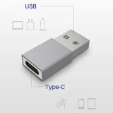 ALLY MH-301 USB to Type-C Dişi Çevirici Dönüştürücü Adaptör
