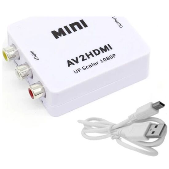 ALLY Av To HDMI Mini Switch Rca Composit Audio Video HDMI Görüntü Çevi