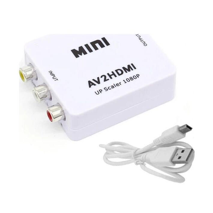 ALLY Av To HDMI Mini Switch Rca Composit Audio Video HDMI Görüntü Çevi