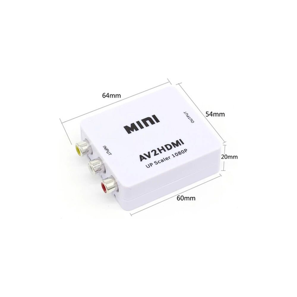 ALLY Av To HDMI Mini Switch Rca Composit Audio Video HDMI Görüntü Çevi