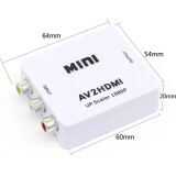 ALLY Av To HDMI Mini Switch Rca Composit Audio Video HDMI Görüntü Çevi