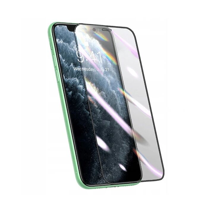 Baseus 0.25MM İPhone 11 Pro- XS-X 3D Curved Full Kaplama Kırılmaz Cam 