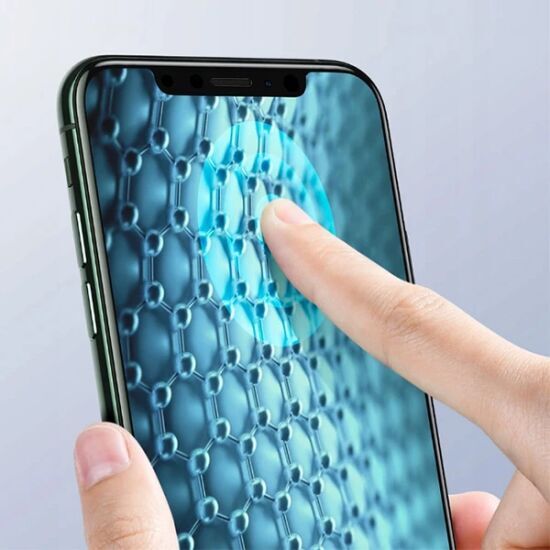 Baseus 0.25MM İPhone 11 Pro- XS-X 3D Curved Full Kaplama Kırılmaz Cam 