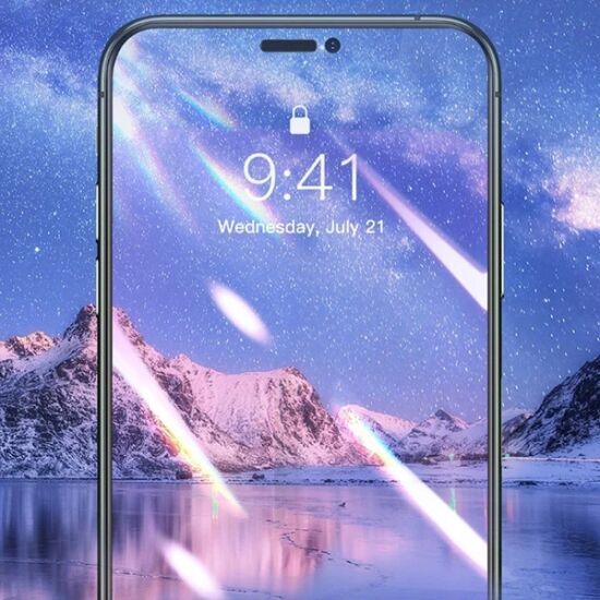 Baseus 0.25mm İPhone 11 PRO Max-XS Max 3D Curved Full Anti Blue Ekran 