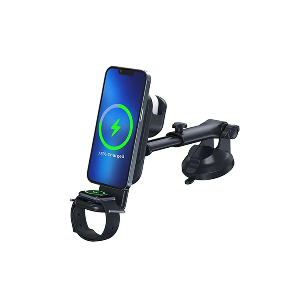 Ally Wireless Şarjlı 3in1 Torpido Üstü Ve Havalandırma Telefon Kulaklı