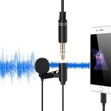 ALLY iPhone Lightning Yaka Mikrofonu+3.5MM jack Profesyonel Youtuber M