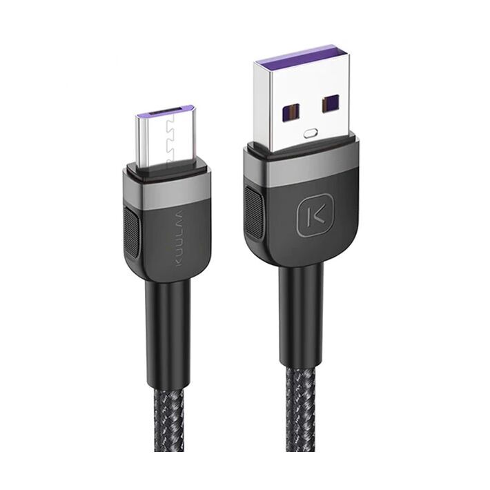 KUULAA Mikro Usb 3A Hızlı Şarj 0.50CM kısa Android Usb Şarj Kablosu