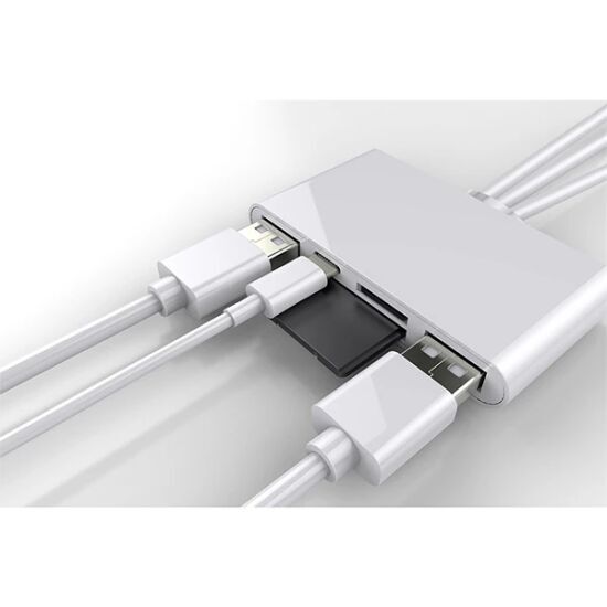 ALLY 3 İN1 İPhone+Usb C+ Usb A Kamera Okuyucu Kart Okuyucu