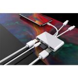ALLY 3 İN1 İPhone+Usb C+ Usb A Kamera Okuyucu Kart Okuyucu