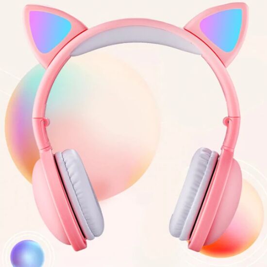 ALLY Kedi Kulak Kulaküstü Bluetooth 5.0 Kablosuz Kulaklık