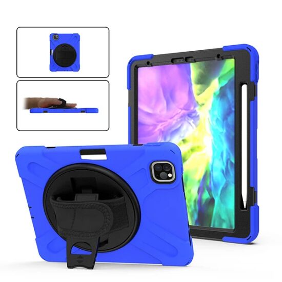 iPad Pro11 (2021-2020-2018) Kılıf Shockproof 3 Katmanlı Standlı Zırh K