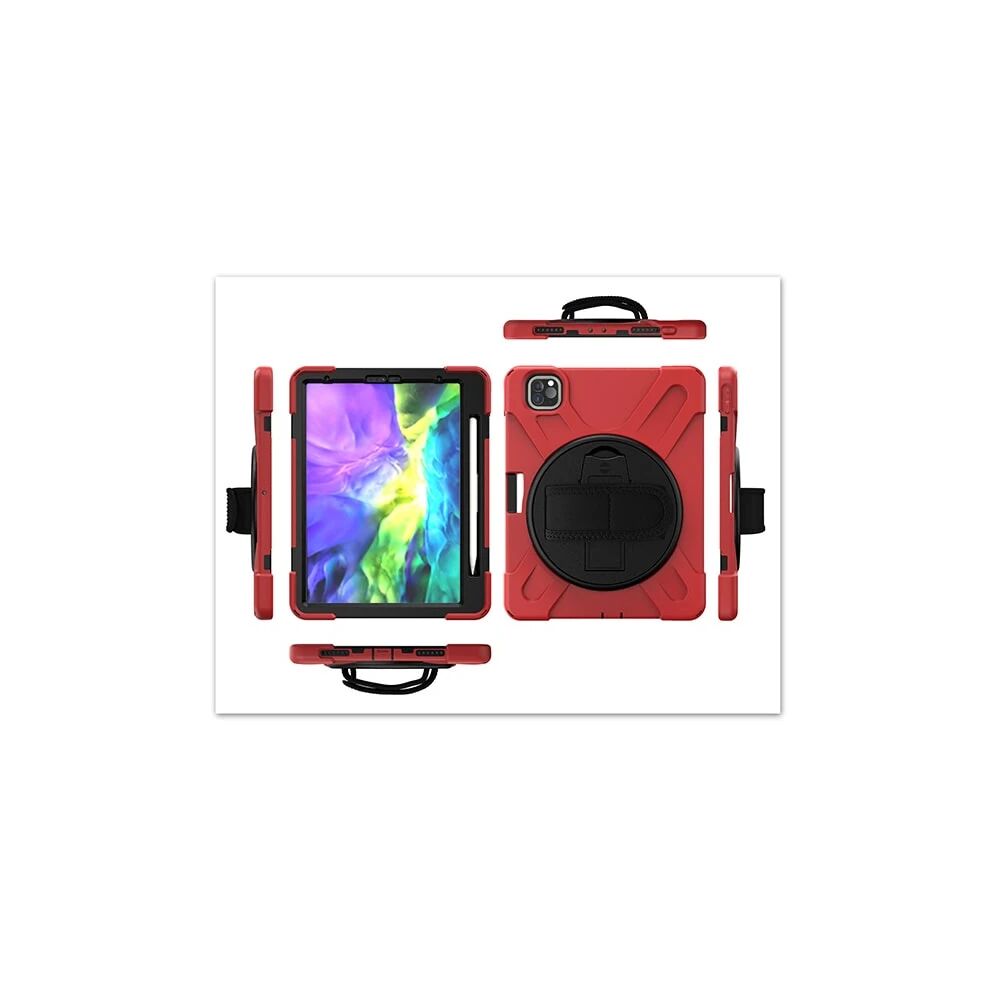 iPad Pro11 (2021-2020-2018) Kılıf Shockproof 3 Katmanlı Standlı Zırh K