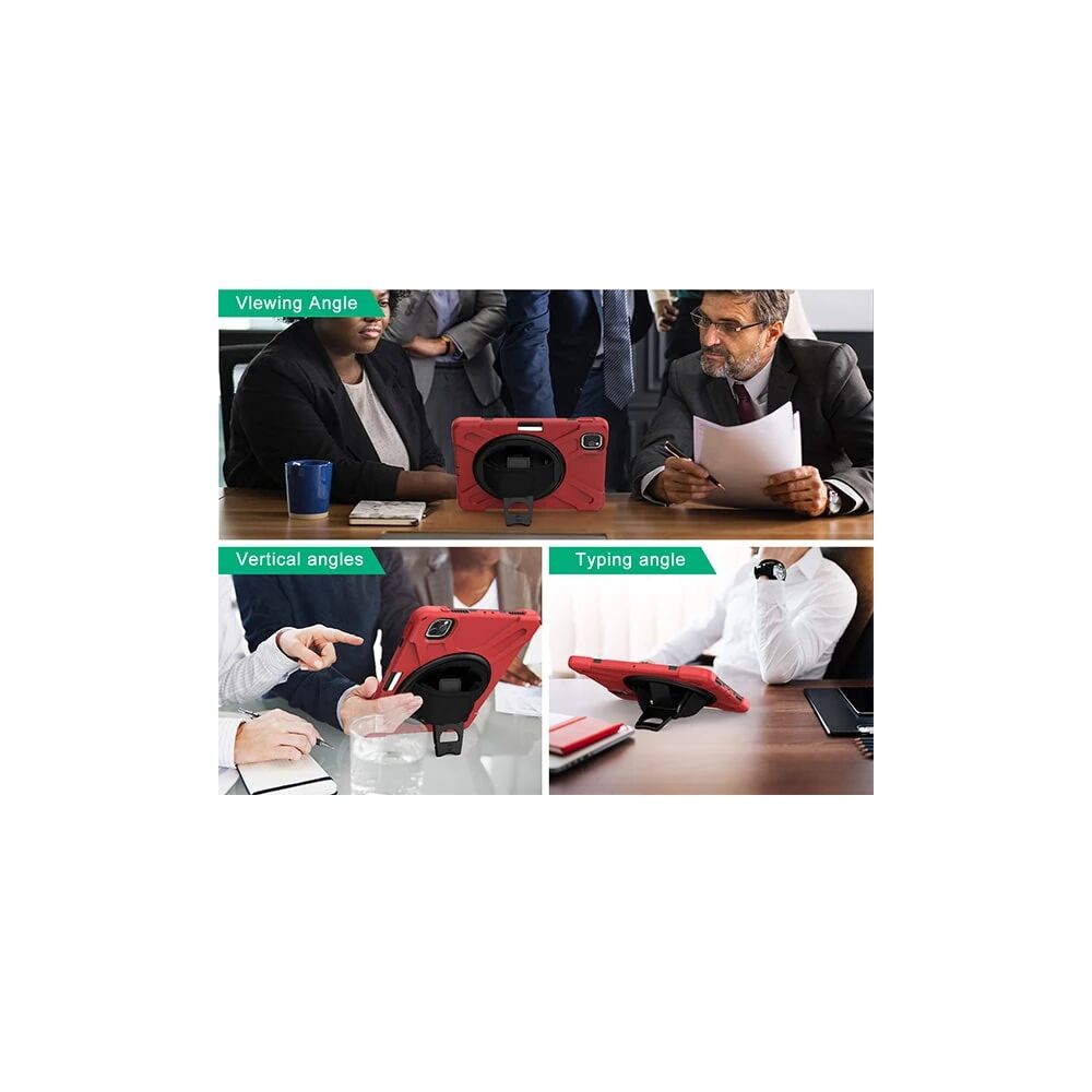 iPad Pro11 (2021-2020-2018) Kılıf Shockproof 3 Katmanlı Standlı Zırh K