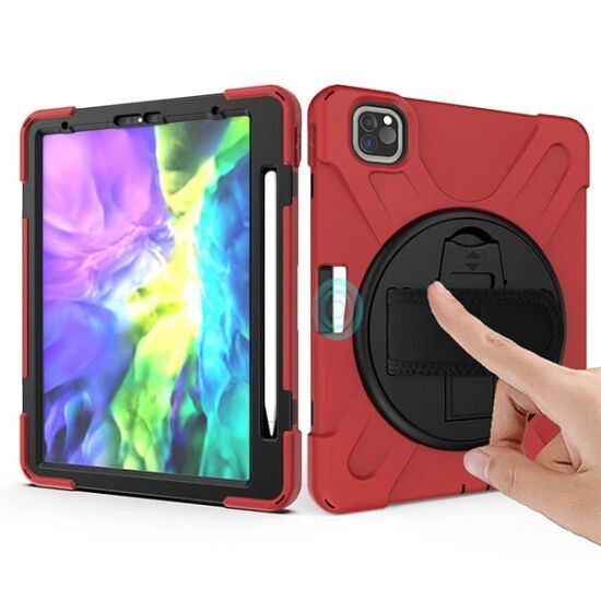 iPad Pro11 (2021-2020-2018) Kılıf Shockproof 3 Katmanlı Standlı Zırh K