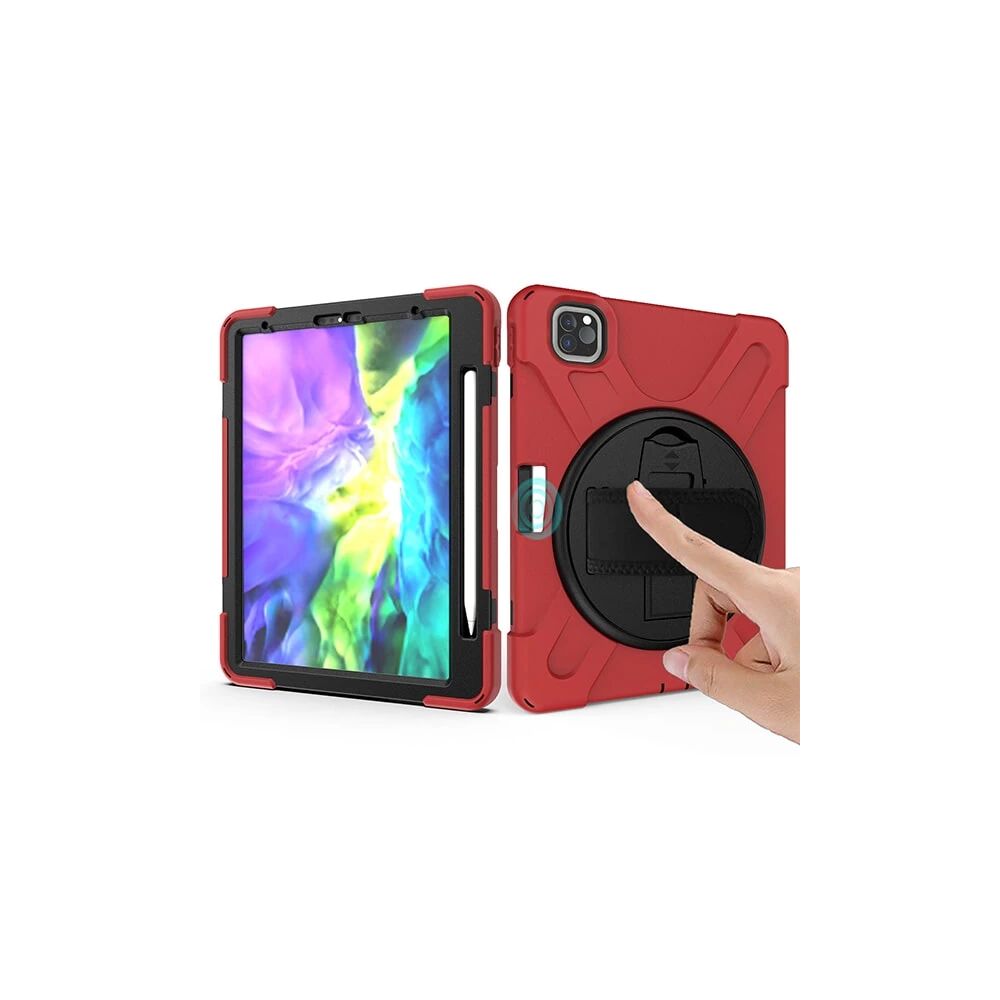 iPad Pro11 (2021-2020-2018) Kılıf Shockproof 3 Katmanlı Standlı Zırh K