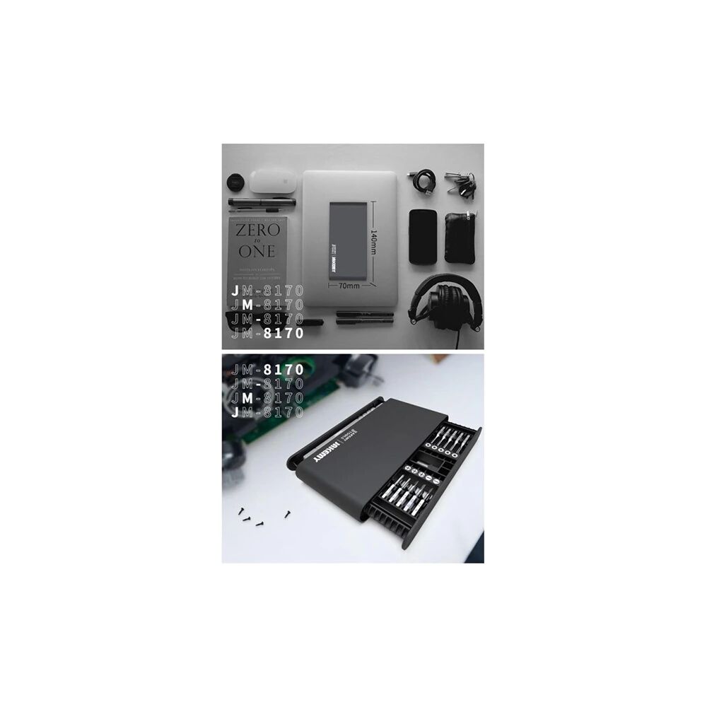 Jakemy JM-8170 21 Parça Çok Fonksiyonlu Hassas Tornavida Seti