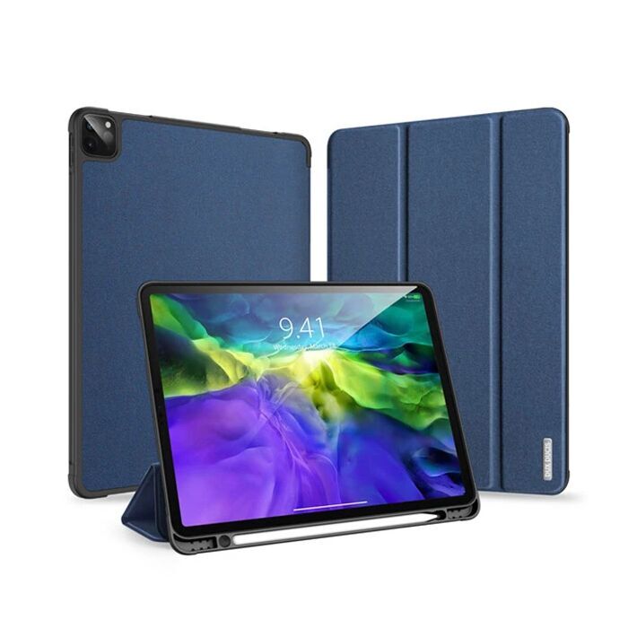 DUX DUCİS iPad Pro 12.9 (2021-2020-2018 )Kılıf Kalem Yerli Soft Tpu Mı